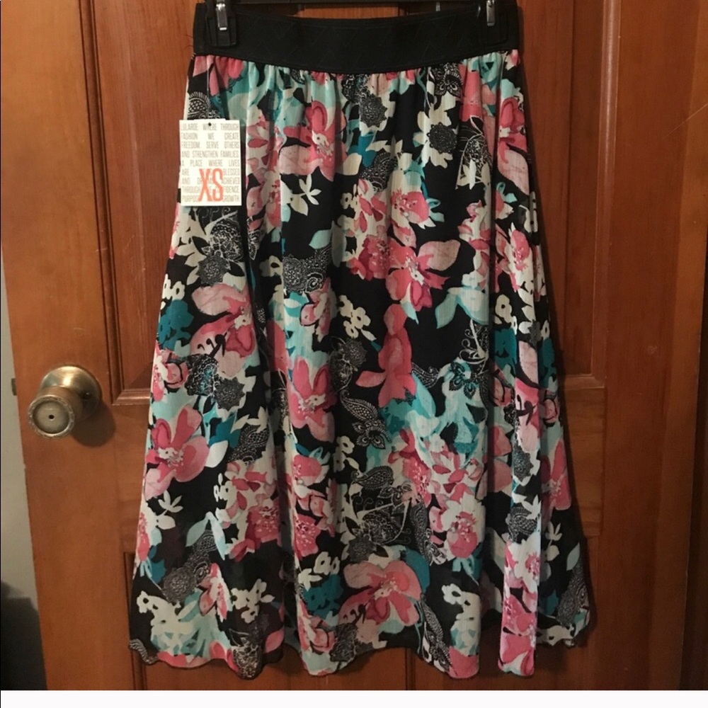Floral Lularoe skirt